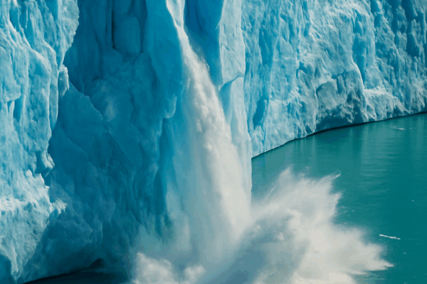 glacier melting fast,