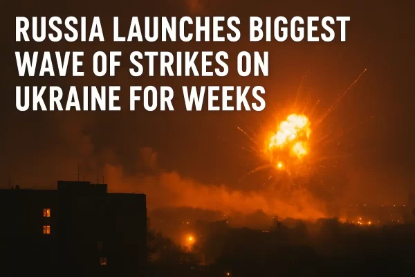 Russia strikes Ukraine