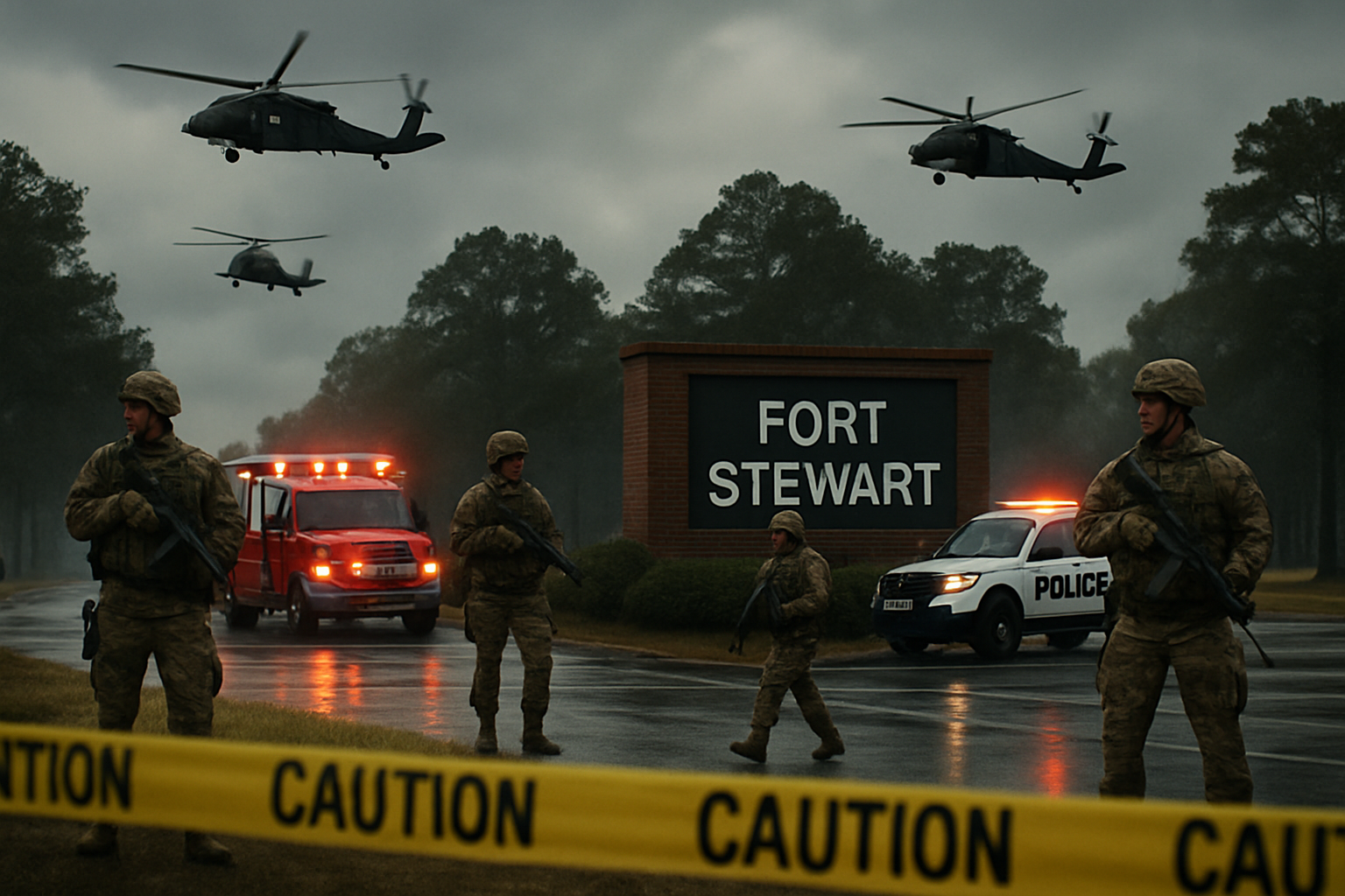 Georgia military base shooting