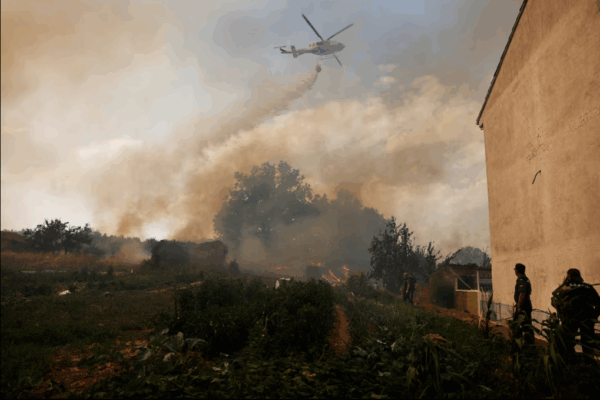 Southern Europe wildfires 2025