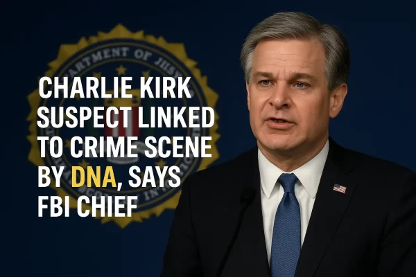 Charlie Kirk suspect linked to crime scene by DNA