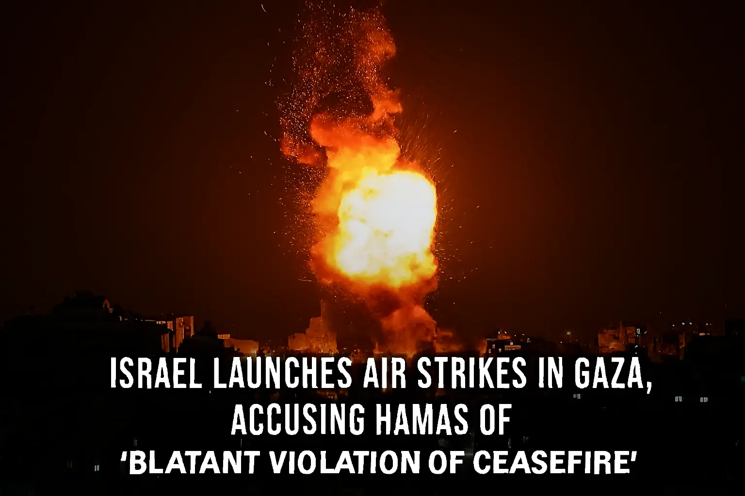 Israel Gaza ceasefire violation