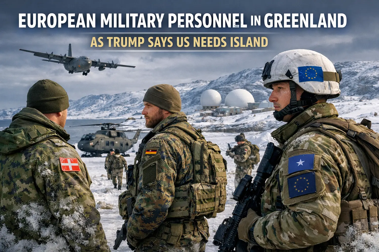 European military personnel in Greenland