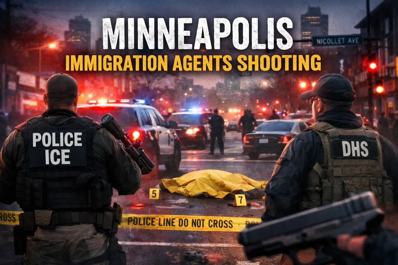 Minneapolis immigration agents shooting