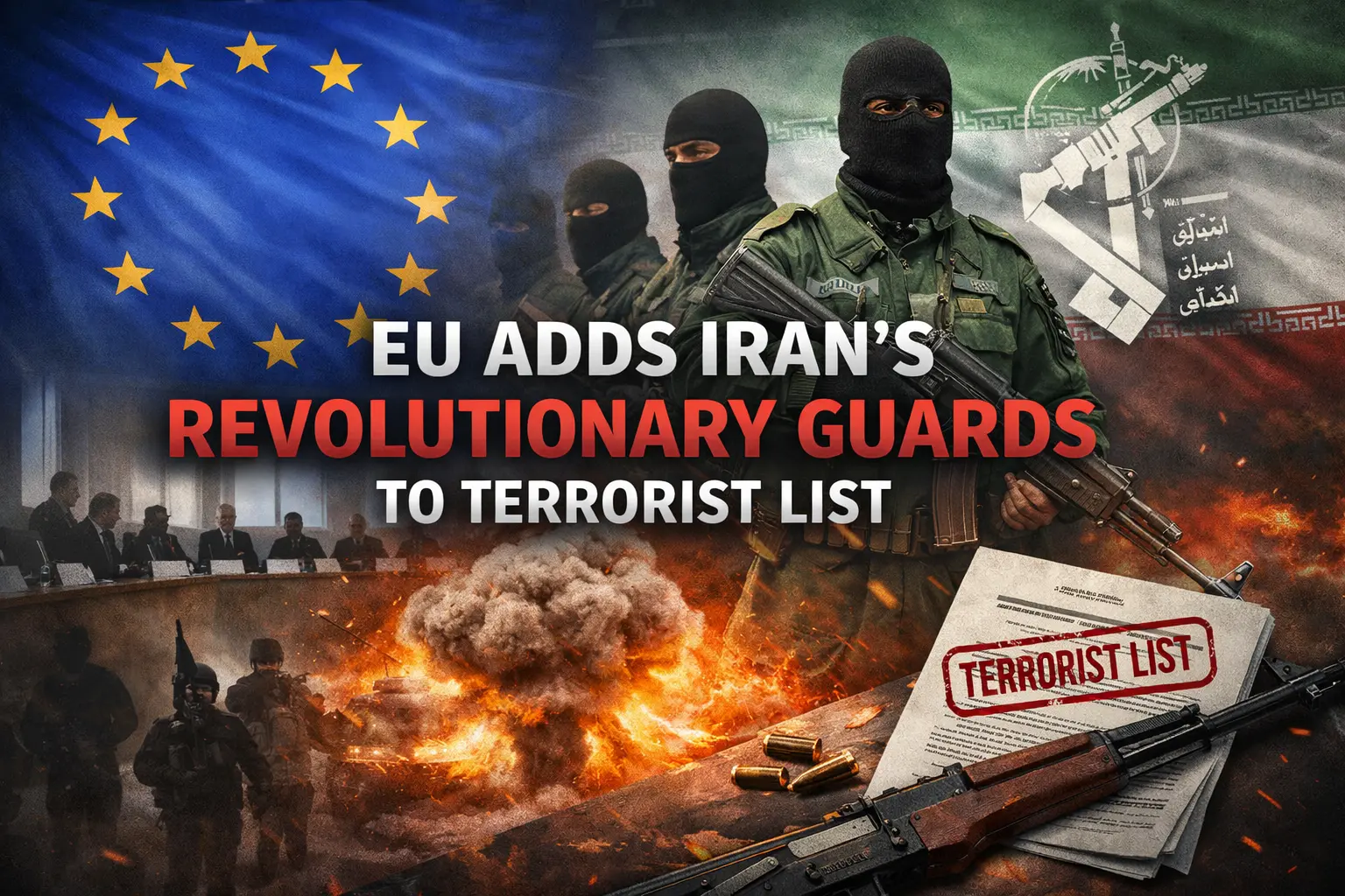 EU adds Iran’s Revolutionary Guards to terrorist lis