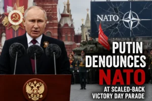 Putin denounces NATO at Victory Day parade