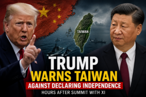 Trump Taiwan independence warning