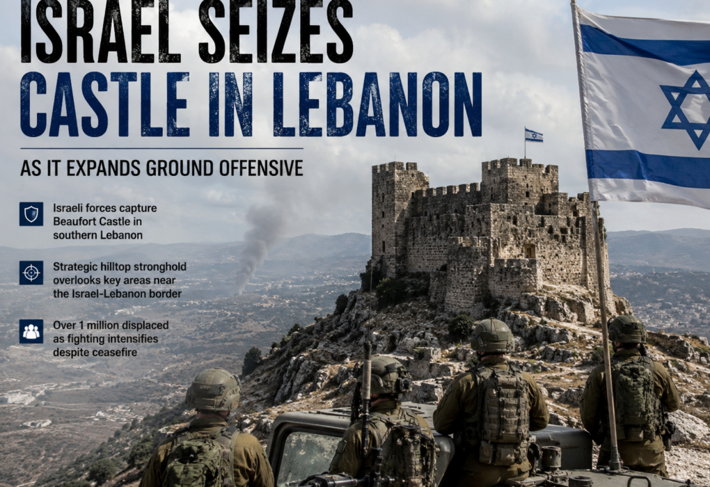 Israel seizes castle in Lebanon