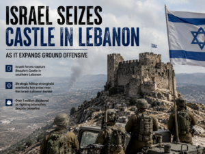 Israel seizes castle in Lebanon