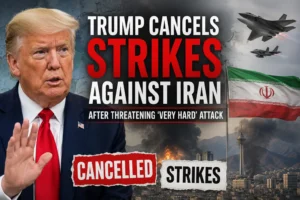 Trump Cancels Strikes Against Iran