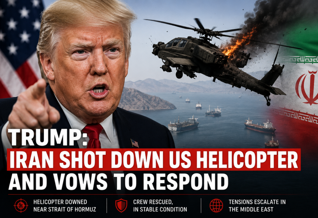 Trump Iran helicopter response