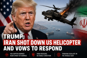 Trump Iran helicopter response