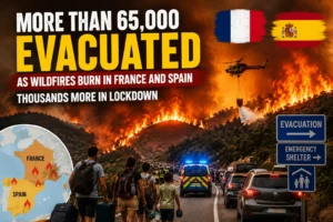 France and Spain wildfires