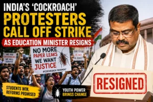 India Cockroach Protest