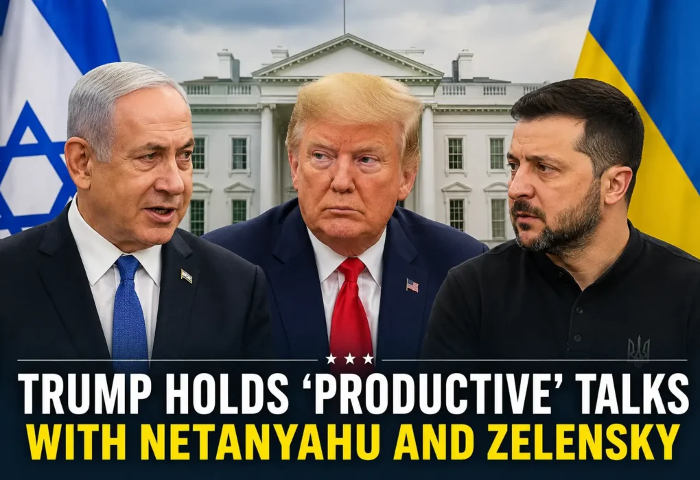 Trump talks with Netanyahu and Zelensky