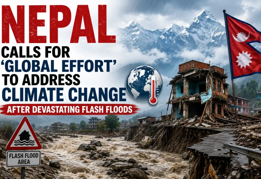 Nepal climate change flash floods