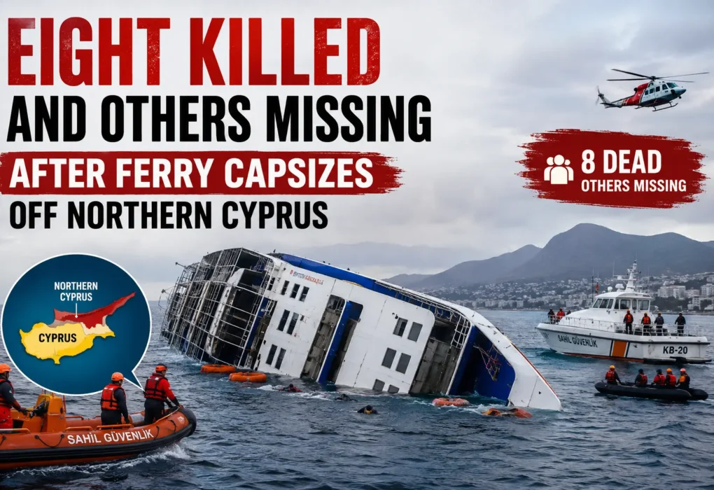 Northern Cyprus ferry capsizes