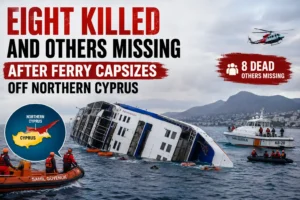 Northern Cyprus ferry capsizes