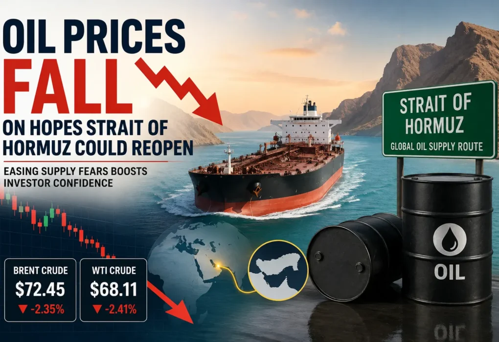 Oil prices fall