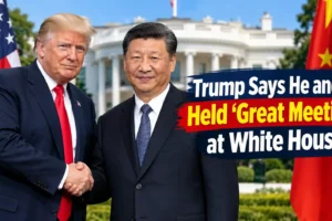 Trump Xi White House meeting