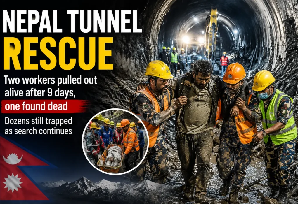 Nepal tunnel rescue