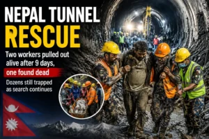 Nepal tunnel rescue
