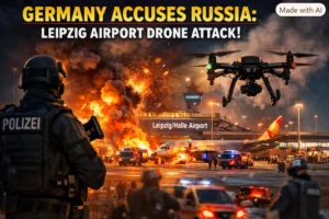 Germany says Russia behind Leipzig airport drone attack