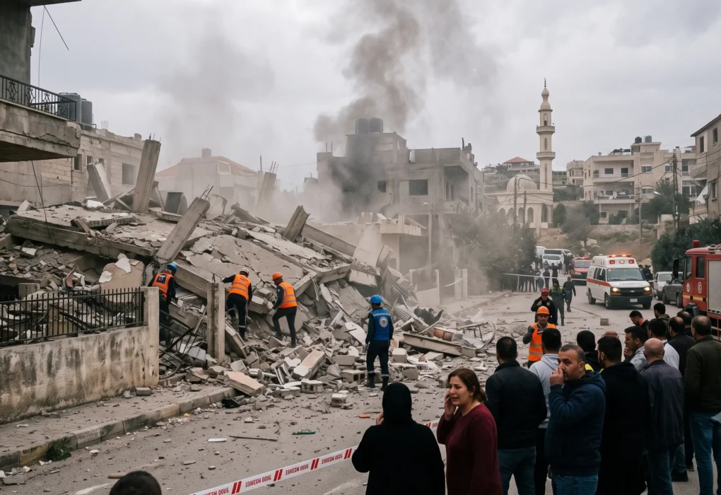 Israeli strikes in southern Lebanon