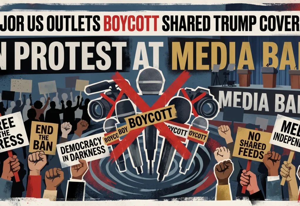 Trump media ban