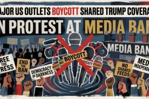 Trump media ban