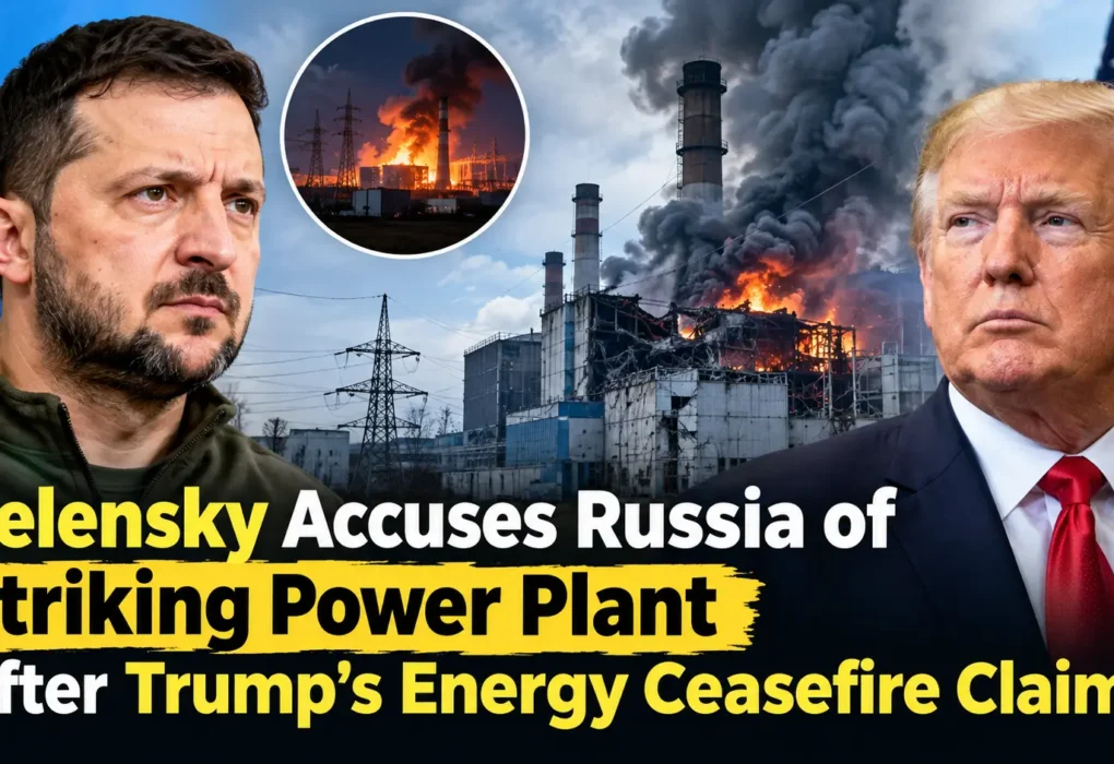 Ukraine power plant attack